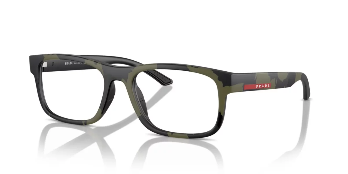 Prada PS 04QV 14X1O1 - Mimetic Green Rubbered