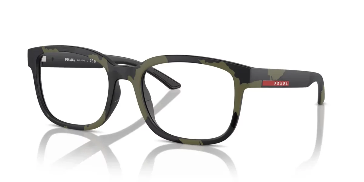 Prada PS 05QV 14X1O1 - Green Mimetic Rubber