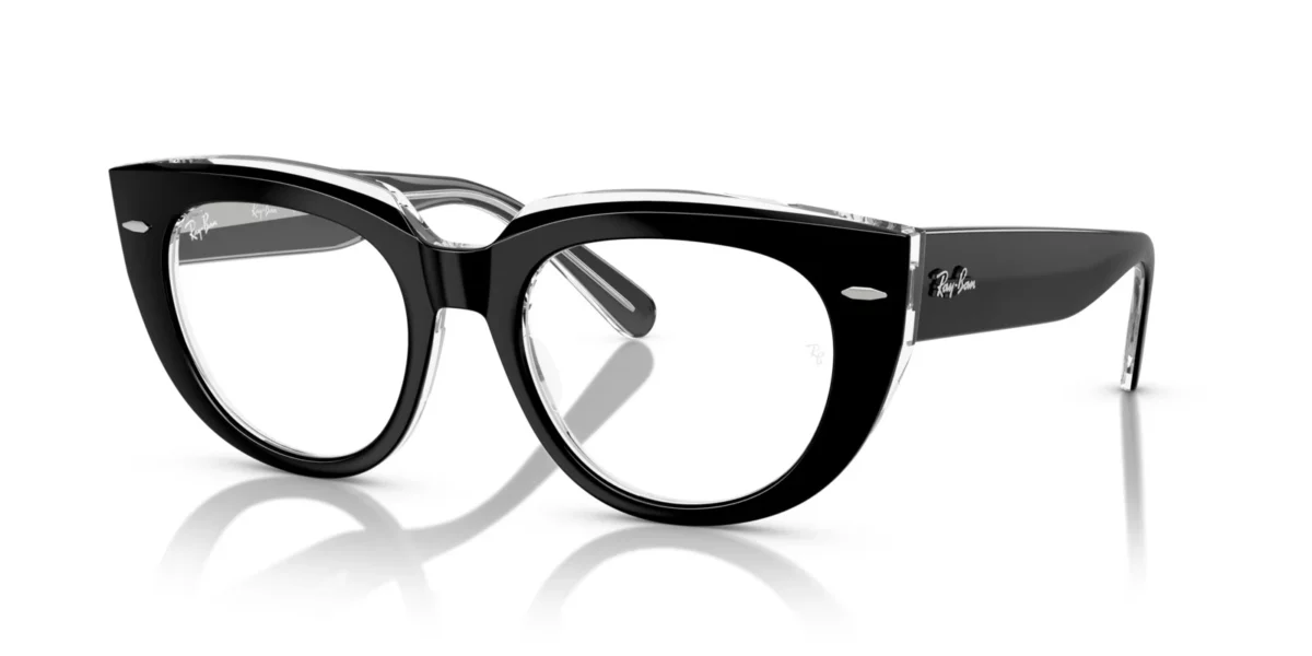 Ray-Ban RX5586 2034 - Black on Transparent