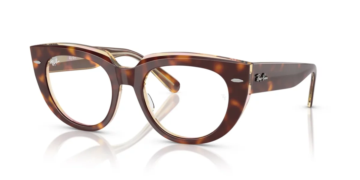 Ray-Ban RX5586 8402 - Light Havana on Multicolor